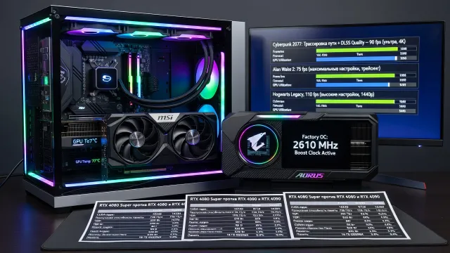 RTX 4080 Super: полный обзор характеристик и тестов в 2026 году